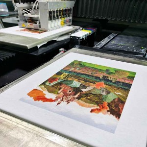 Kangli White Ink Digital Print Tシャツ